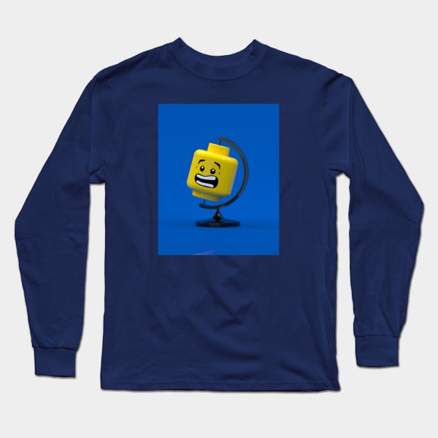 Lego Globe Long Sleeve T-Shirt by jaimesanchez